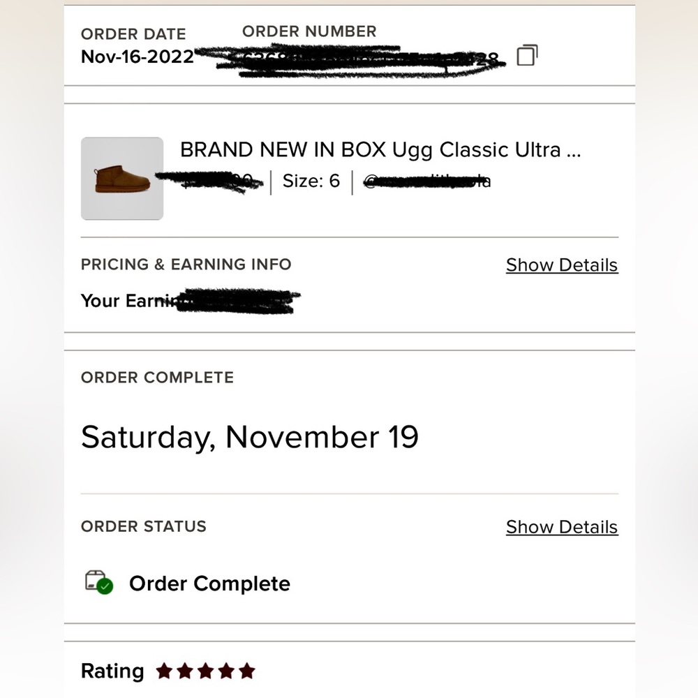 BRAND NEW IN BOX UGG Tasman Slipper. Ships out same or next day! - Picture 8 of 15